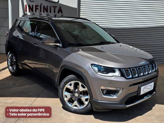 JEEP COMPASS 2.0 16V FLEX LIMITED AUTOMÁTICO JEEP COMPASS 2.0 16V FLEX LIMITED AUTOMÁTICO